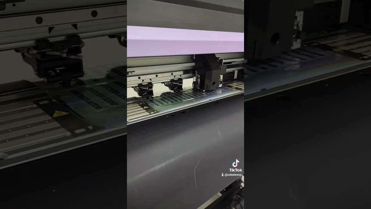 Печать на голографической плёнке и её дальнейшая резка на Mimaki CJV150-160