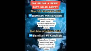 Doa Keluar Masuk Duit Dari Dompet