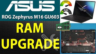 ASUS Rog Zephyrus M16  Gu603hm 211 Zm16  Ram Upgrade