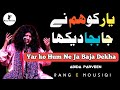 Yar ko hum na ja baja dekha  by abida parveen  rang e mousiqi