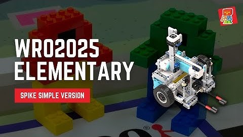【WRO 2025 Elementary】Spike Simple Version | SLR Robotics