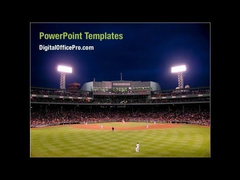 baseball field backgrounds powerpoint