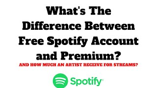 Premium Spotify vs Free Spotify Account And Pay Rates screenshot 5