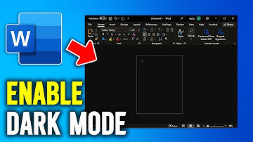 How to Enable Dark Mode in Microsoft word