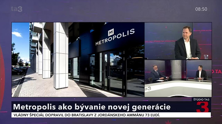TA3 - raňajky: METROPOLIS ako bývanie novej generácie