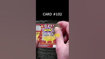 MULTIPLE WINS! £7,000 SUPER 7s Scratch Card Scratcher