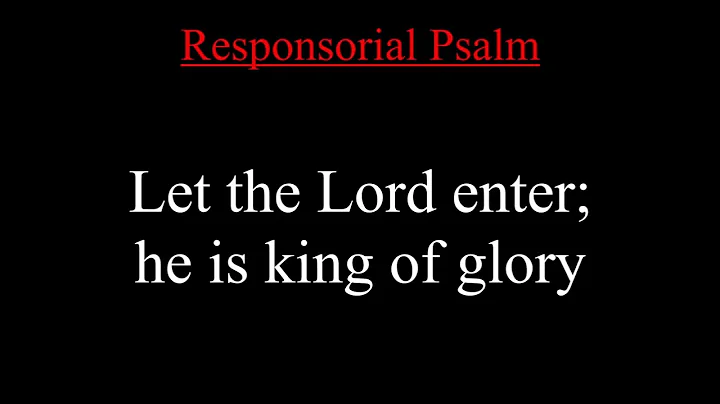 4th Sunday of Advent (2025) - Respond & Acclaim