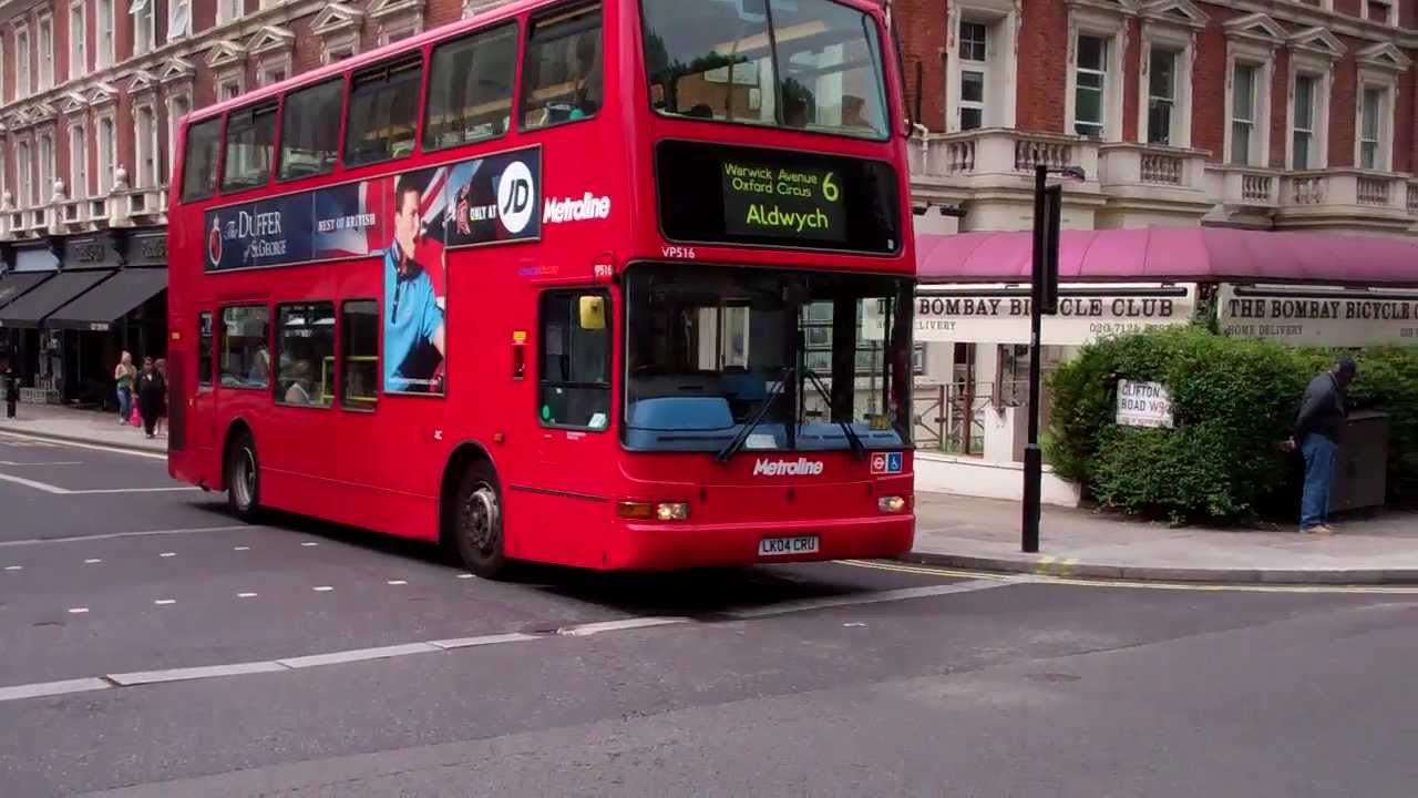 Buses in London Route VP516 LK04CRU Plaxton President Volvo B7TL
