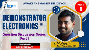 Demonstrator Electronics Previous Questions Discussion module 1
