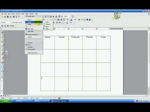 How To Make A Chart On Microsoft Word