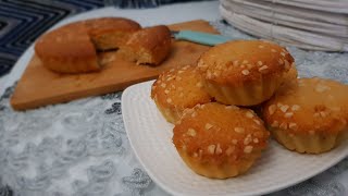 Dulces de EID AL FITR / tartaletas pequeñas de almendras/magdalenas de almendras