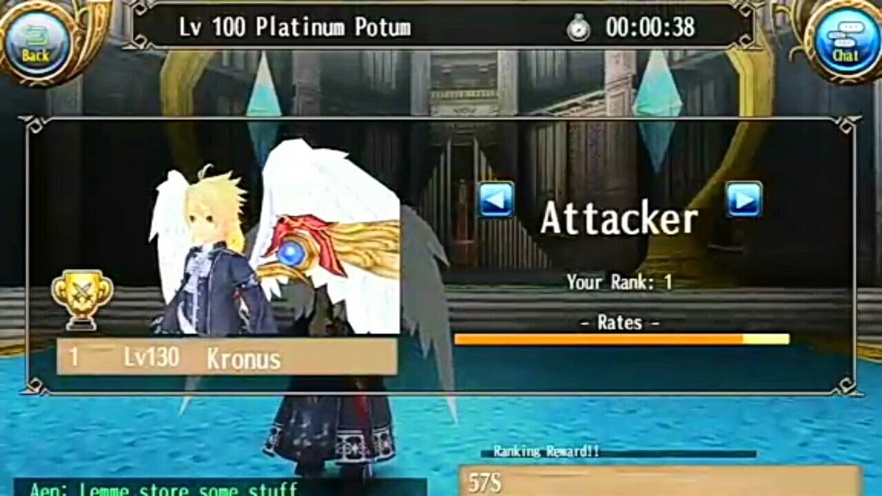 Toram Online Killing PLATINUM POTUM in 38 SEC by DUO PARTY Neo Kronus YouTube