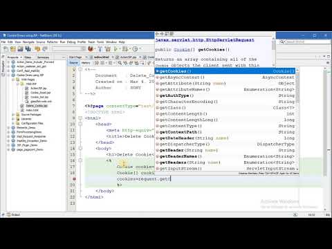 Cookie Handling Using JSP With Practical