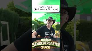 KNOSSI PRANKT SCHRADIN & ZARBEX mit ENTERTAINER🤣🤣 @zarbex @Knossi #shorts #lustig #garten