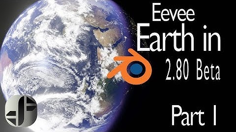 Blender 2.8 Tutorial | Eevee | How to make a planet | Part 1/4 - Base Material and Clouds