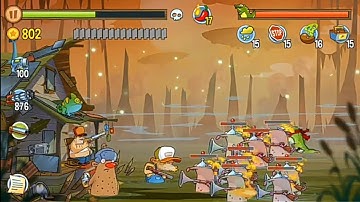 Swamp Attack - Hard Mode. Episode 4. Level 21 Gameplay Android walkthrough