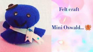 Birthday gift ideas/DIY octopus plushie!!/mini oswald/diy octopus fancy plush tutorial