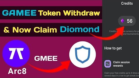 How To Withdraw GMEE Token | Dimond Collect in Arc8 | Gamee Token Withdraw in Trust Wallet