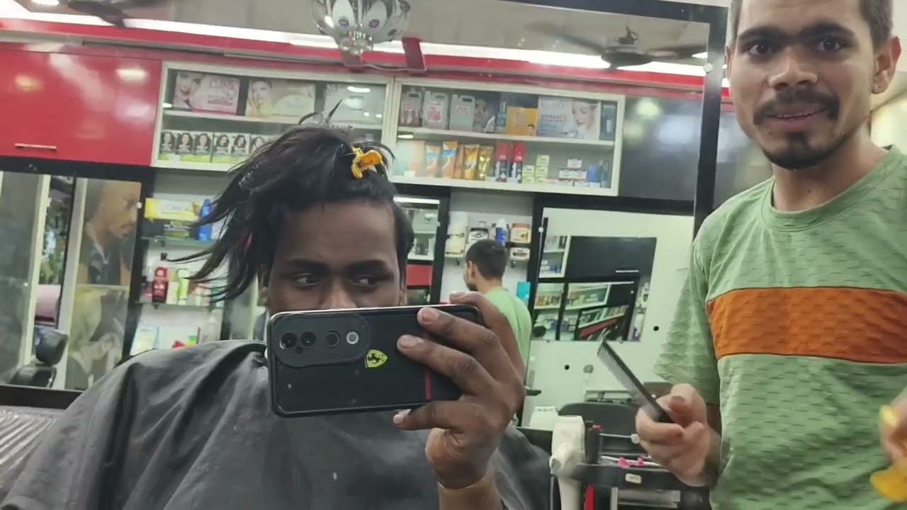 Aaj Bal katane ja raha hun pahli bar Chhota Bal karne Ja Raha Hun Main 💯❤️‍🩹✂️✂️