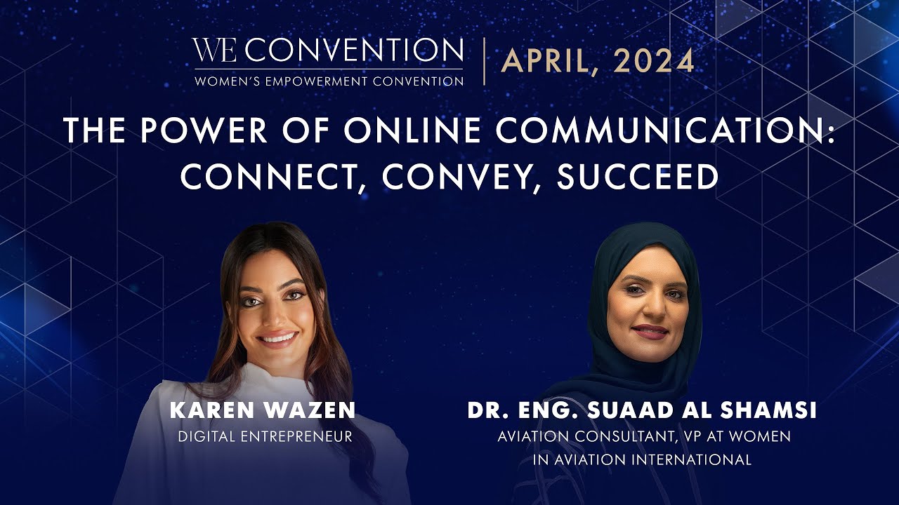 Karen Wazen at WE Convention - The Power of Online Communication: Connect, Convey, Succeed