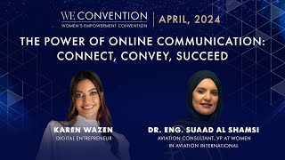 Karen Wazen at WE Convention - The Power of Online Communication: Connect, Convey, Succeed