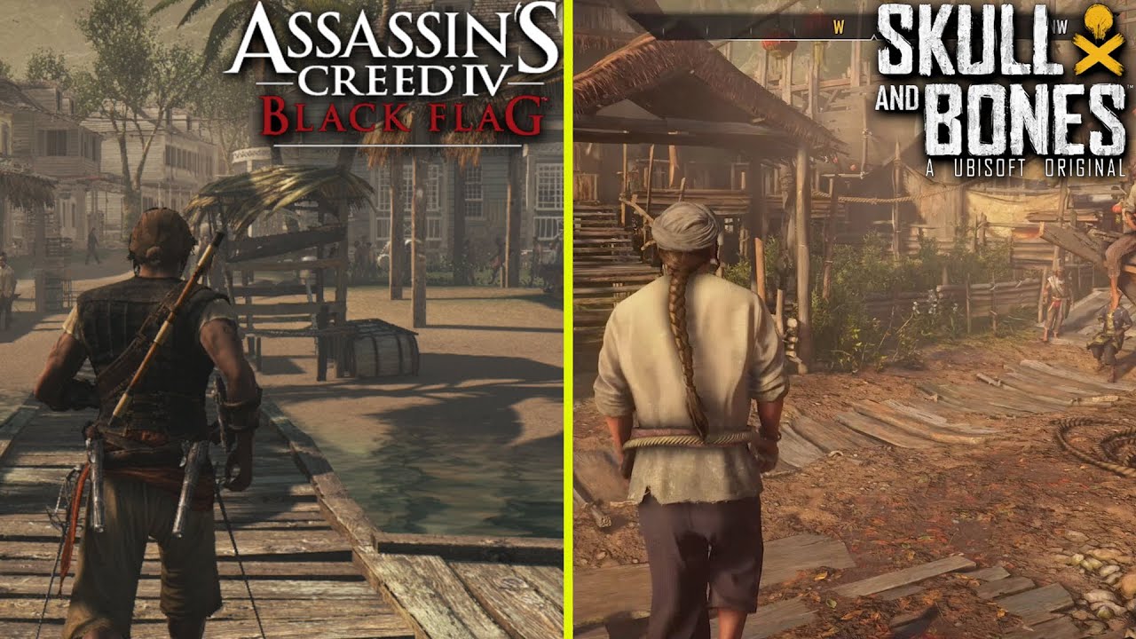 Skull And Bones Vs Assassin S Creed Black Flag Early Graphics