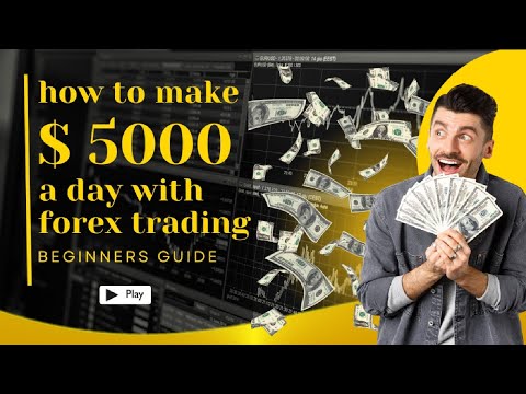 How to make $5000 a day with forex trading? Now, I'll tell you the truth. A beginner's guide