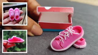 DIY Miniature Shoes Tutorial  | Step by Step Tutorial | Dollhouse Miniatures