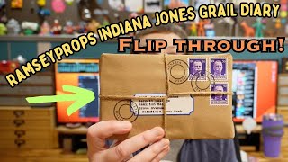 Ramseyprops Indiana Jones Grail Diary flip through