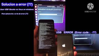 Solucion ✅USB   ERROR  (Error code :  -77) de Checkra1n para iOs 14.3