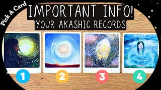 Revealing Important Info From Your Akashic Records ✨⭐✨Pick a card⎜Timeless Reading