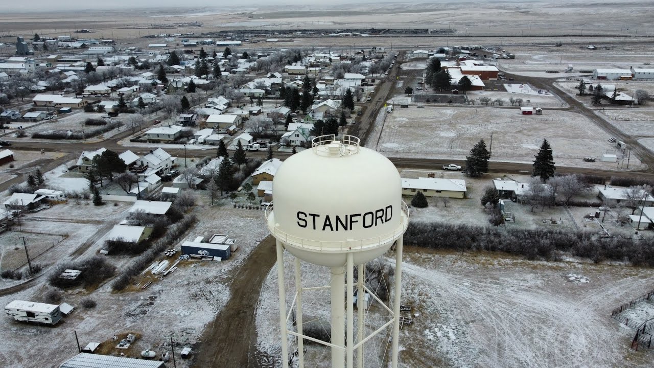 Drone Shot Stanford, Montana 2023 YouTube