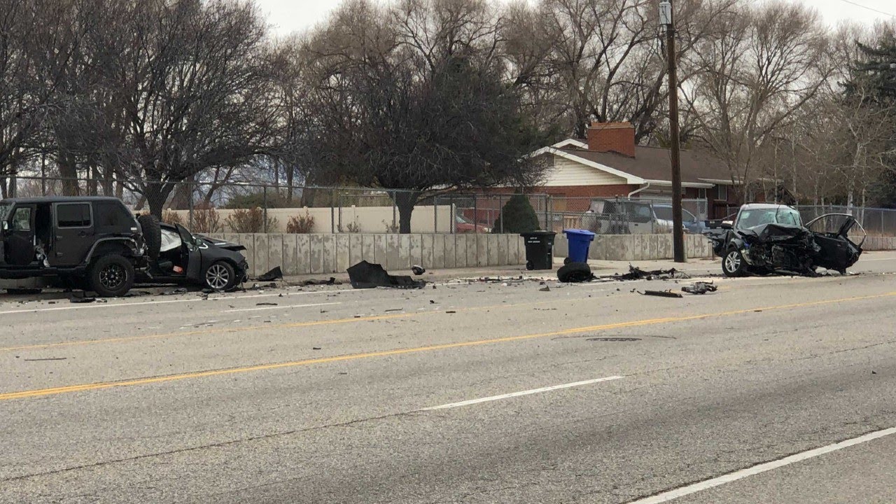 Fatal crash in West Jordan closes road YouTube