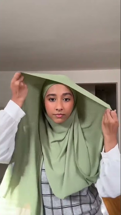 Trying the viral jilbab hijab style