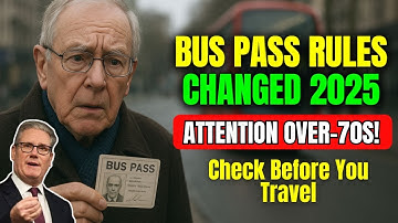 🚍 Wijziging van de Britse buspasregels in 2025: wat dit betekent voor 70-plussers!