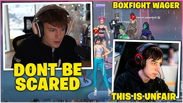 PETERBOT Gets SCARED to WAGER CLIX for the FIRST TIME in 4v4 BOXFIGHT Wager & THIS HAPPENED...