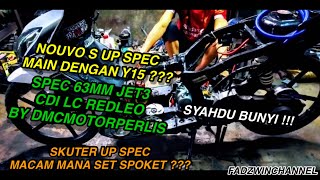 NOUVO S MODI PAKAI CDI REDLEO LC ??? SPEC 63MM JET3 BY DMCMOTORPERLIS