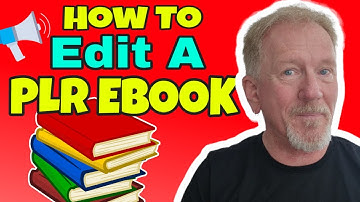 How To Edit And Rebrand PLR Ebooks  - 3 Simple Steps #plrebook