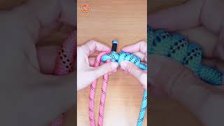How to tie knots rope diy at home #diy #viral #shorts ep1301