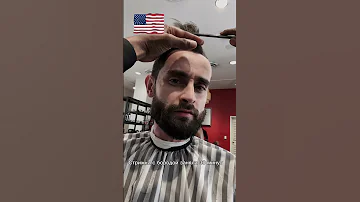 Сервис в Америке  🇺🇸 Стрижка в США/ Барбершоп #SHORTS