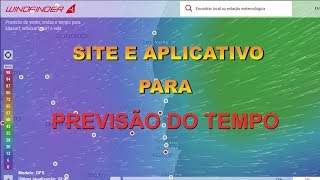 DICA: Site e Aplicativo para previsão do tempo / Windfinder screenshot 4