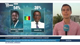 Sénégal : les résultats provisoires de l'élection présidentielle sont là