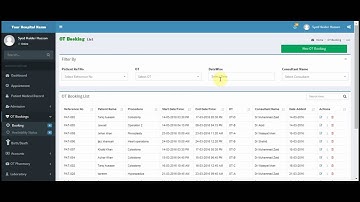 OT Scheduling & Booking