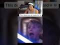 Lil bro was terrifiedfyp foryou trending viral funny reaction starwars homealone shorts