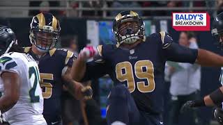 Why Aaron Donald Has DOMINATED Russell Wilson for His Entire Career | Baldy Breakdowns