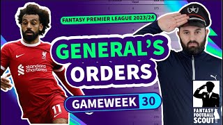 🫡 FPL TEAM SELECTION GW30 | FPL General | Fantasy Premier League Tips 2023/24