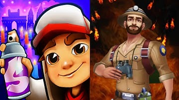 Subway Surfers vs Endless Run Jungle Escape - New gameplay walkthrough ep3