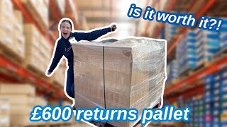 I BOUGHT A RETURNS PALLET FOR £600//WAS IT WORTH IT?