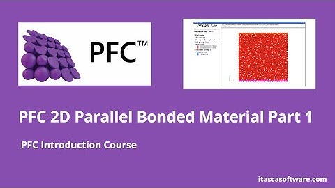 PFC Training - 2D Parallel Bonded Material Part 1