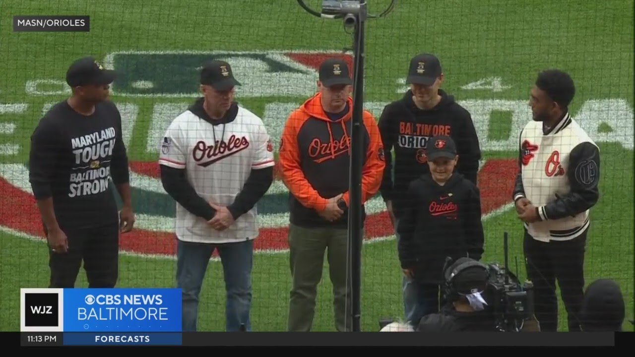 Baltimore Orioles honor three first responders who shut down Key ...